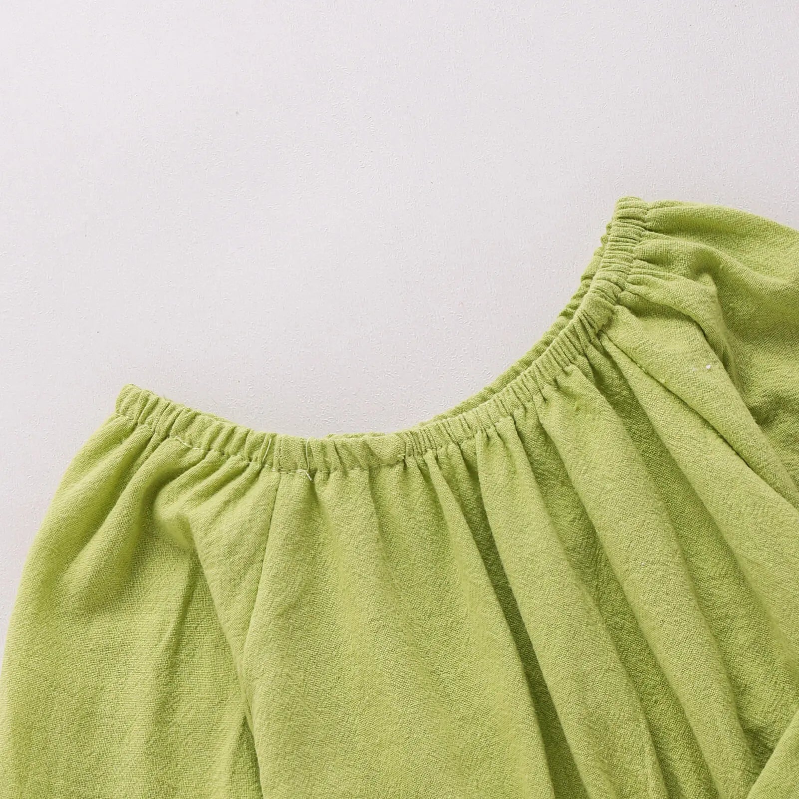 Baby Girl Bow Detail Flounce Sleeve Bodysuit - Image #5
